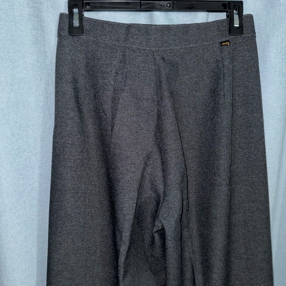 Vintage Levi Juniors Charcoal linen Pants sz 3 - Picture 7 of 9